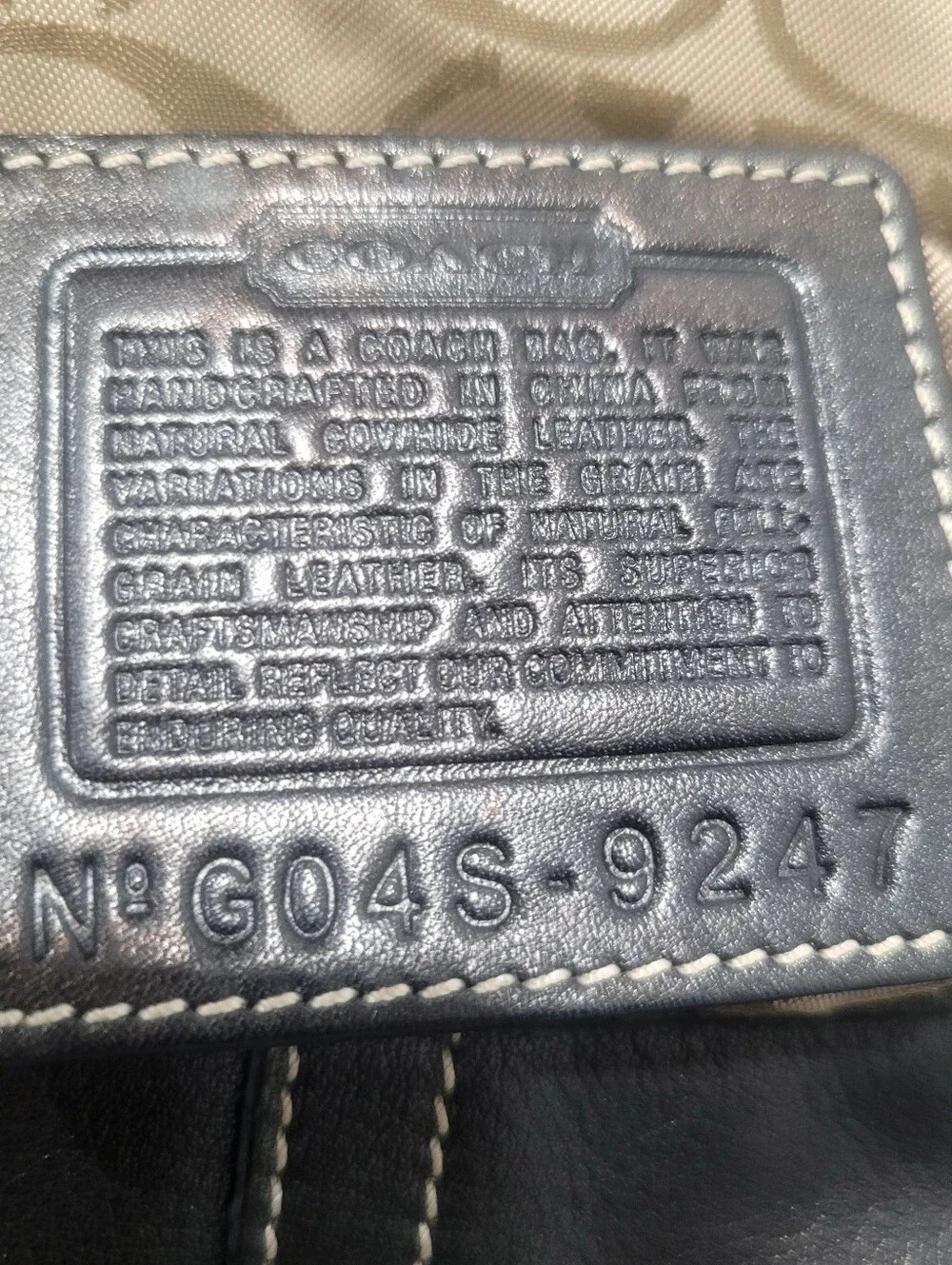 Coach vintage soho